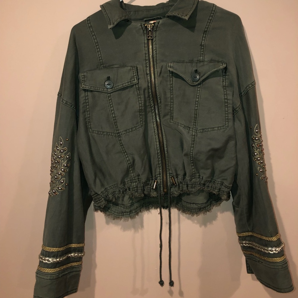 Army green jacket